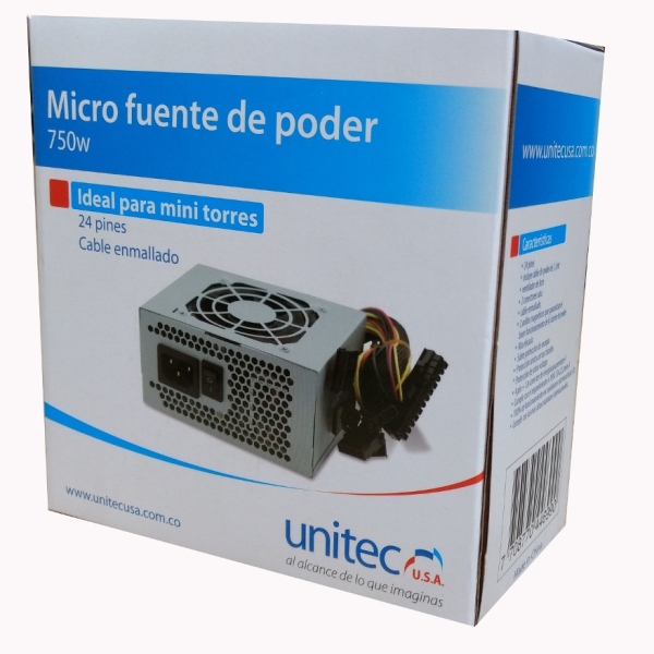Fuente Micro UNITEC 750W