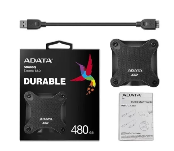 Disco externo ADATA SSD 480GB Ref.SD600Q