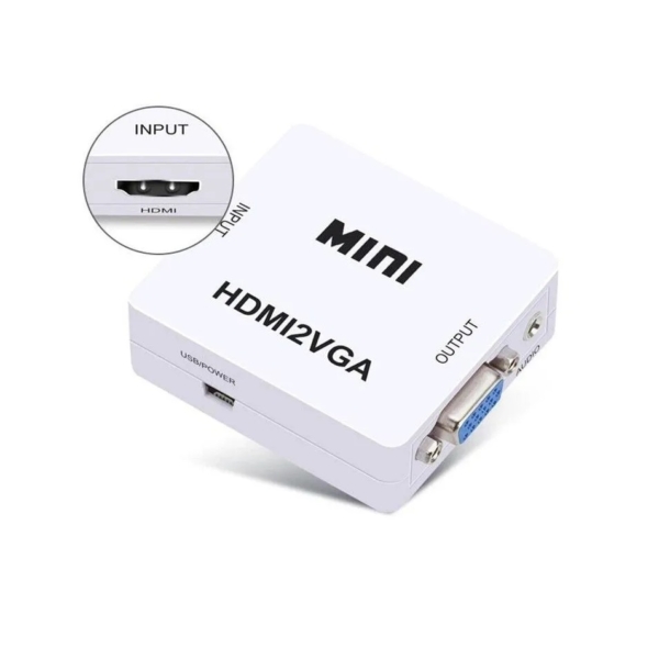 BASE VIRTUAL CONVERTIDOR HDMI A VGA ACTIVO