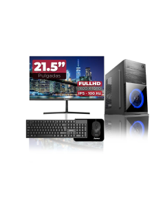 PC de escritorio INTEL COREI3,512GB SATA SSD, DDR4 16GB RAM,22"