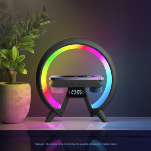 Parlante JALTECH RGB carga inalámbrica, radio FM, XM-X63 Ref:669362