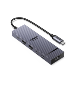 Hub UGREEN 6 en 1 TipoC A  2USB 3.0+HDMI+USB C carga modelo CM818 Ref: X0047IHPUP