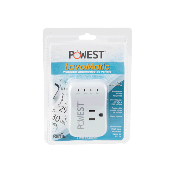 Protector de voltaje POWEST120V ref LAVOMATIC