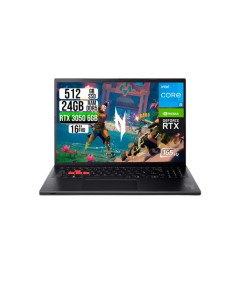Portátil gamer ACER NITRO 16gb DDR5, 512GB SSD, 16", RTX 3050 6GB DDR6 NL16-71G-5616